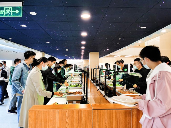智慧食堂自助稱(chēng)重餐線(xiàn)